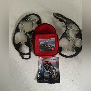 RUD Bergsteiger Traction Shoe Chains for Men Size Large 9.5-12. Hiking, Trekking